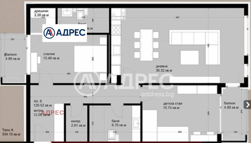 Продава 3-СТАЕН, гр. Варна, Цветен квартал, снимка 2 - Апартаменти - 52857032