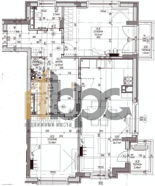 Продава 3-СТАЕН, гр. София, Кръстова вада, снимка 16 - Апартаменти - 54122494