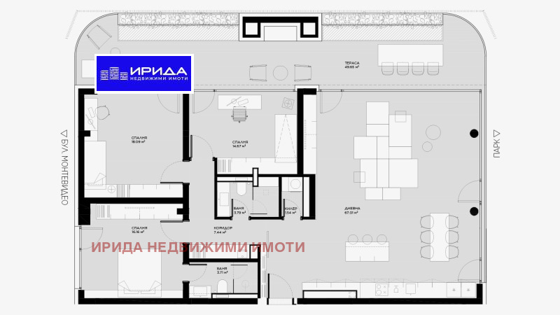 Продава 4-СТАЕН, гр. София, Овча купел, снимка 1 - Aпартаменти - 49189655