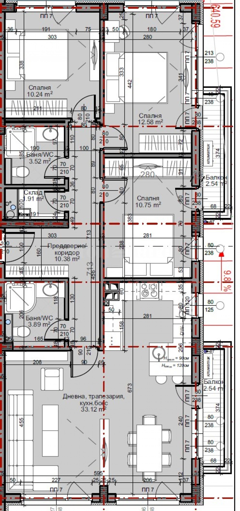 Продава 4-СТАЕН, гр. София, Младост 4, снимка 3 - Апартаменти - 52226534