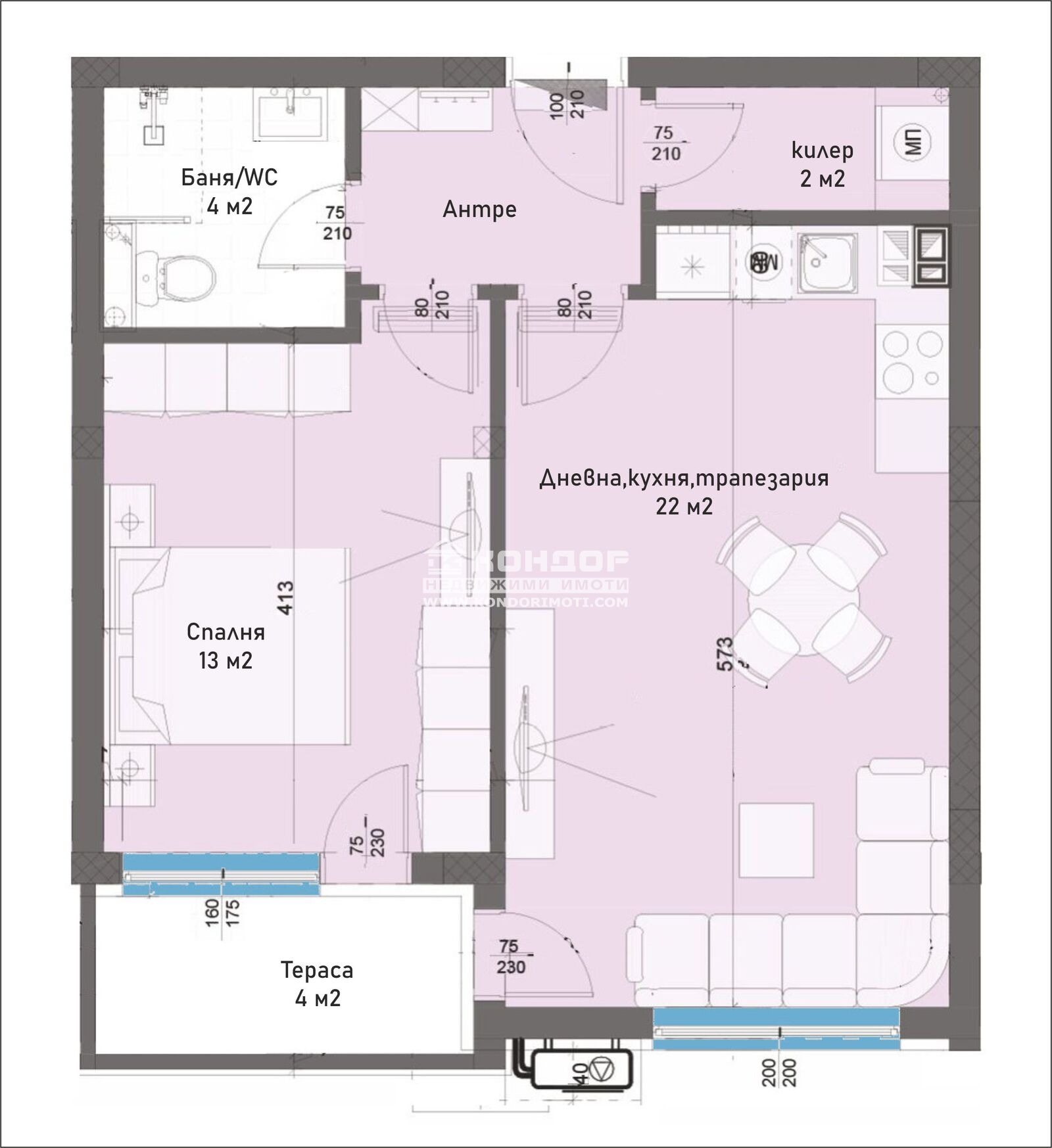 Продава 2-СТАЕН, гр. Пловдив, Кършияка, снимка 2 - Апартаменти - 49953418