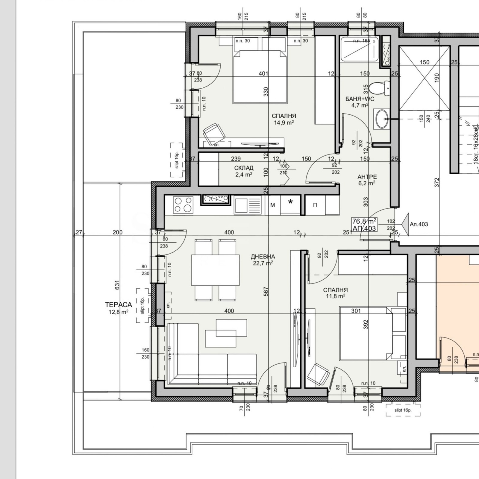 Продава 3-СТАЕН, с. Синеморец, област Бургас, снимка 2 - Апартаменти - 55067919