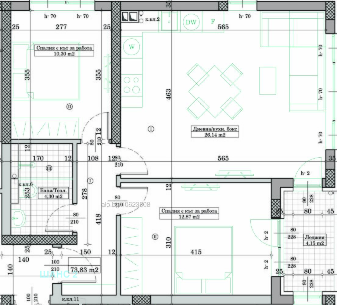 Продава 3-СТАЕН, гр. Варна, Кайсиева градина, снимка 13 - Апартаменти - 55872372
