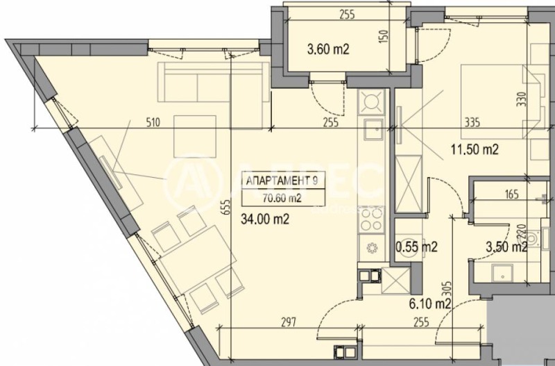 De vânzare  1 dormitor Sofia , Suhata reca , 86 mp | 29819864 - imagine [7]