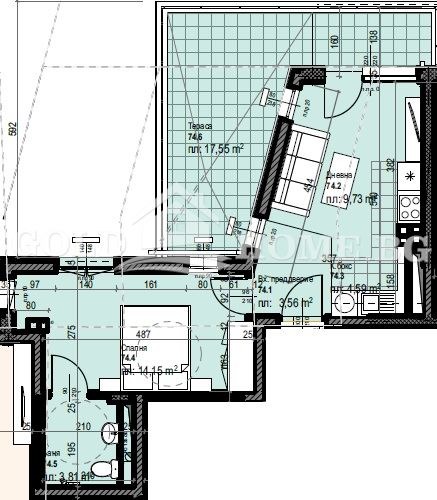 Продава  2-стаен град Пловдив , Кършияка , 85 кв.м | 25035927 - изображение [2]