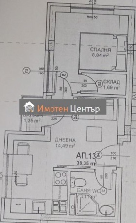 1 slaapkamer Ovtsja kupel, Sofia
