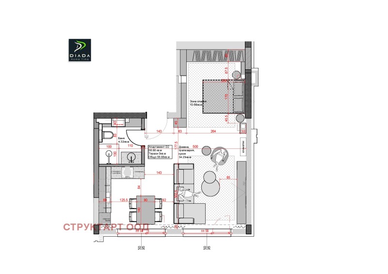 Продава 2-СТАЕН, гр. София, Манастирски ливади, снимка 1 - Aпартаменти - 47105644