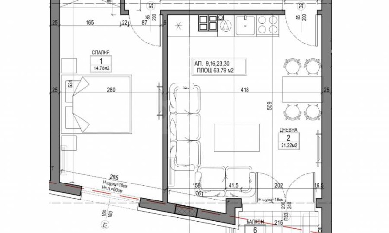 Продава 2-СТАЕН, гр. София, Овча купел 2, снимка 4 - Апартаменти - 53213409