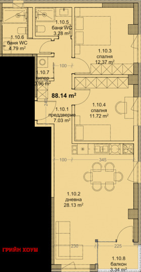3-СТАЕН, 106 m2