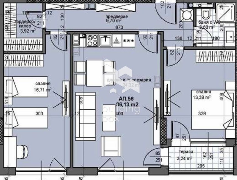 Продава 3-СТАЕН, гр. Пловдив, Тракия, снимка 6 - Апартаменти - 53123185