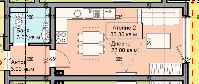 Eladó  Tetőtér Varna , Galata , 33 négyzetméter | 35040509