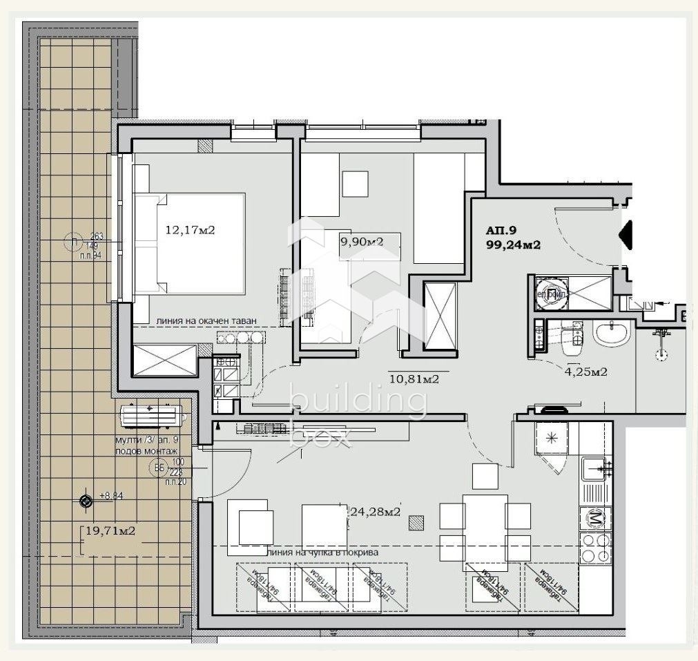 Продава 3-СТАЕН, гр. София, Сухата река, снимка 2 - Апартаменти - 54265843