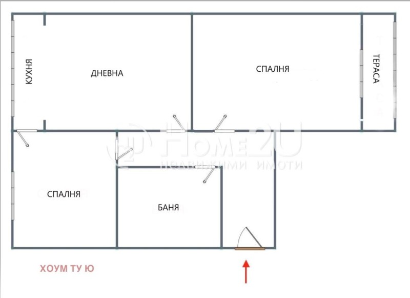 Продава 2-СТАЕН, гр. София, Толстой, снимка 5 - Aпартаменти - 48096367