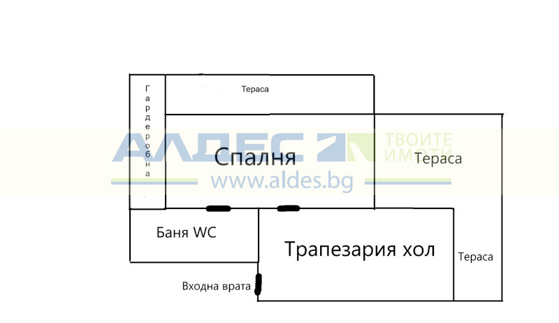 Продается  1 спальня София , Люлин 2 , 95 кв.м | 89411420 - изображение [2]