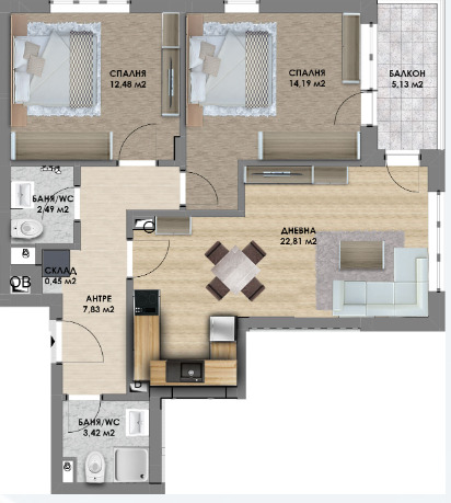 Продава 3-СТАЕН | Imot.bg — изображение 2