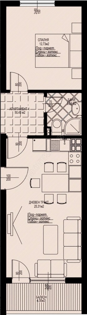 1 dormitorio Levski 1, Varna 1