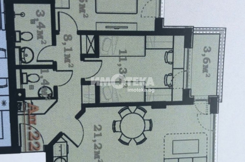 Продава 3-СТАЕН, гр. София, Малинова долина, снимка 12 - Aпартаменти - 47516873