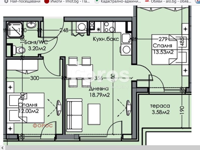Продава 3-СТАЕН, гр. Бургас, област Бургас, снимка 2 - Апартаменти - 52154462
