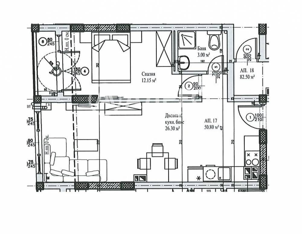 Продава 2-СТАЕН, гр. София, Манастирски ливади, снимка 4 - Апартаменти - 55361291