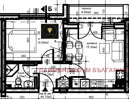 Продава  2-стаен град Пловдив , Христо Смирненски , 51 кв.м | 84797050 - изображение [2]