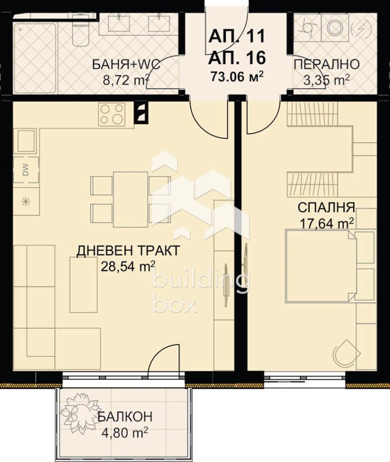 Продается  1 спальня Варна , Бриз , 89 кв.м | 13017550 - изображение [2]