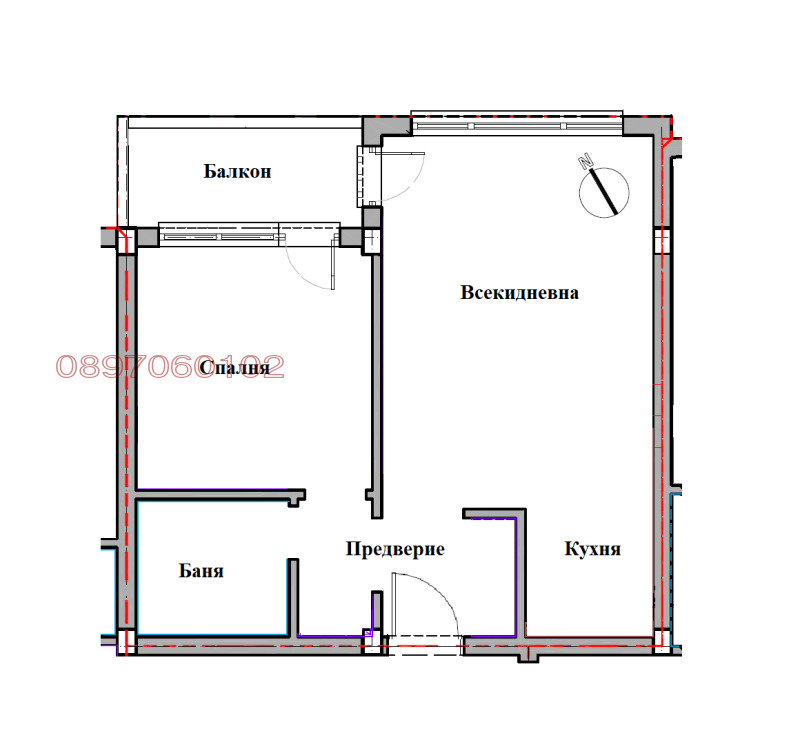 Продава 2-СТАЕН, гр. София, Малинова долина, снимка 1 - Апартаменти - 52823730