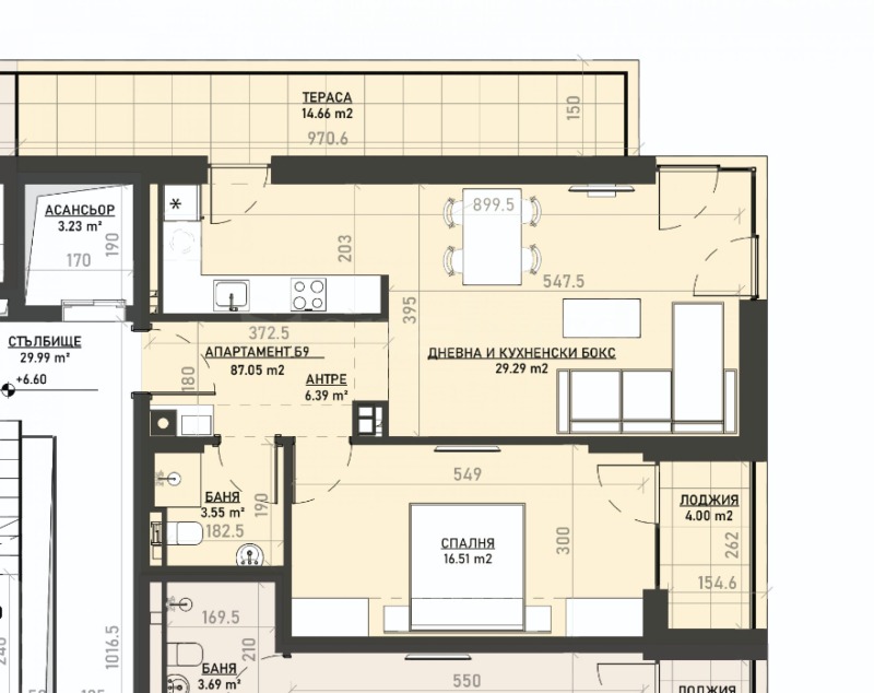 Продава 2-СТАЕН, гр. София, Бояна, снимка 2 - Апартаменти - 53281306
