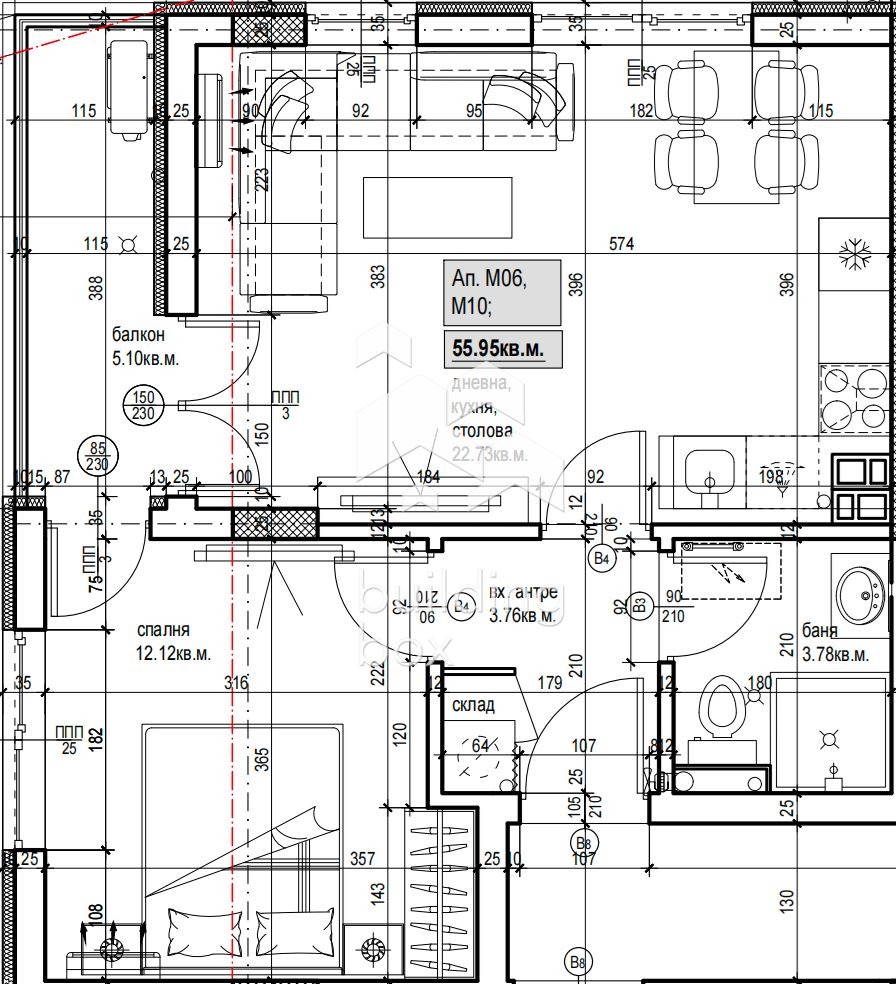 Продава 2-СТАЕН, гр. Пловдив, Христо Смирненски, снимка 2 - Апартаменти - 54344969