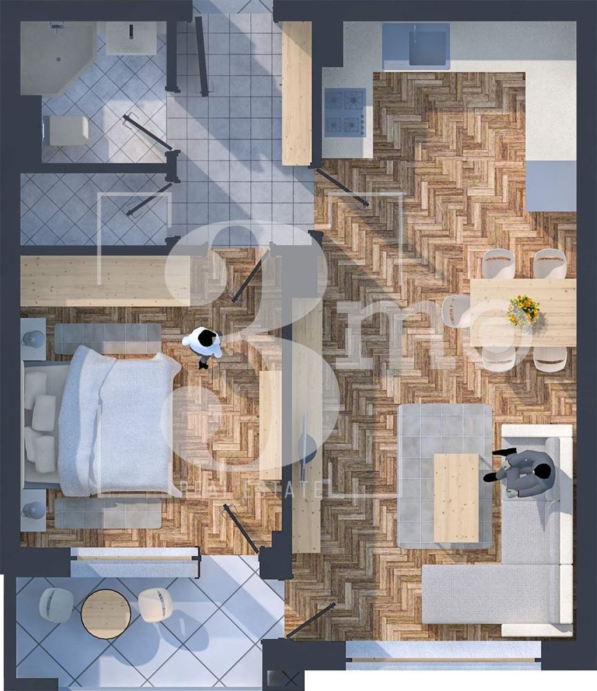 Продава 2-СТАЕН, гр. София, Дружба 2, снимка 6 - Апартаменти - 55012376