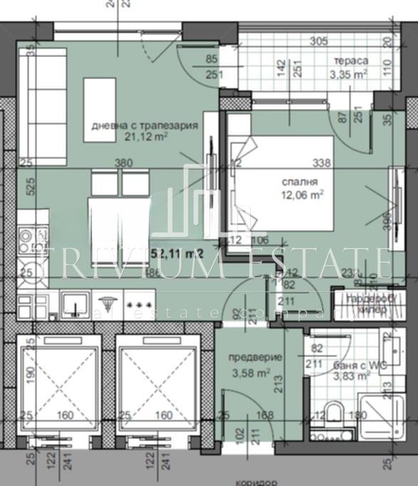 Zu verkaufen  1 Schlafzimmer Plowdiw , Trakija , 60 qm | 15323556 - Bild [3]