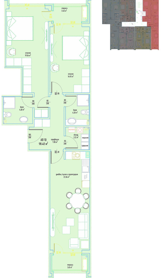Продава  3-стаен град София , Малинова долина , 123 кв.м | 49581483 - изображение [4]