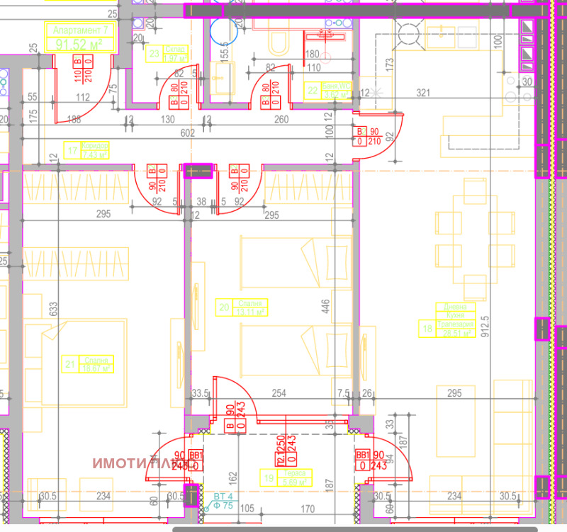 Продава 3-СТАЕН, гр. София, Малинова долина, снимка 2 - Апартаменти - 53082779