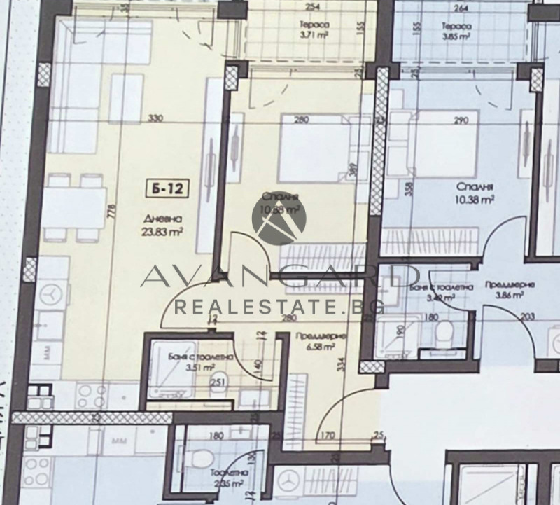 Продава 2-СТАЕН, гр. Пловдив, Беломорски, снимка 4 - Апартаменти - 53153058