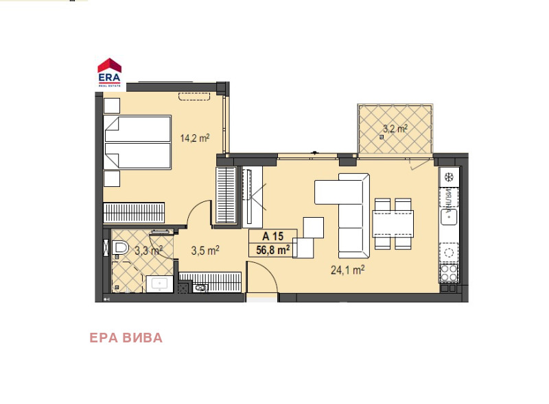 Продава 2-СТАЕН, гр. София, Бояна, снимка 3 - Апартаменти - 53495057