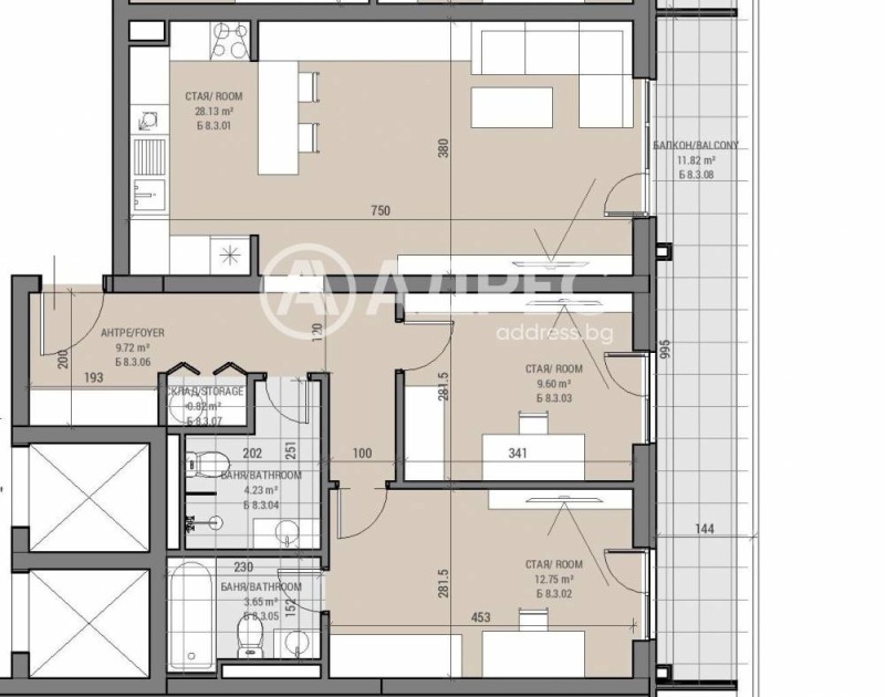 Na prodej  2 ložnice Sofia , Ovča kupel , 115 m2 | 84304322 - obraz [4]