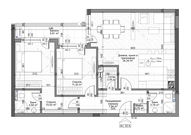 Продава 3-СТАЕН, град София, Младост 4 • 253508 € • 23525680 — Holmes.bg