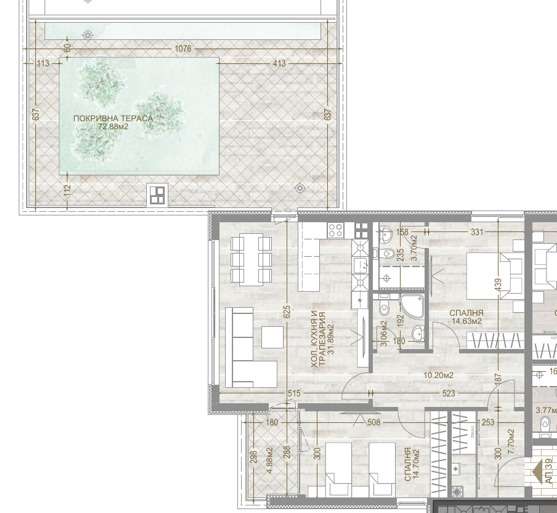 Продава 3-СТАЕН, гр. София, Манастирски ливади, снимка 11 - Апартаменти - 52724484
