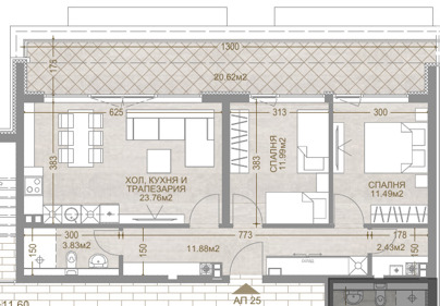 Продава 3-СТАЕН, гр. София, Манастирски ливади, снимка 14 - Апартаменти - 52724484