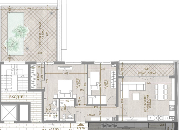 Продава 3-СТАЕН, гр. София, Манастирски ливади