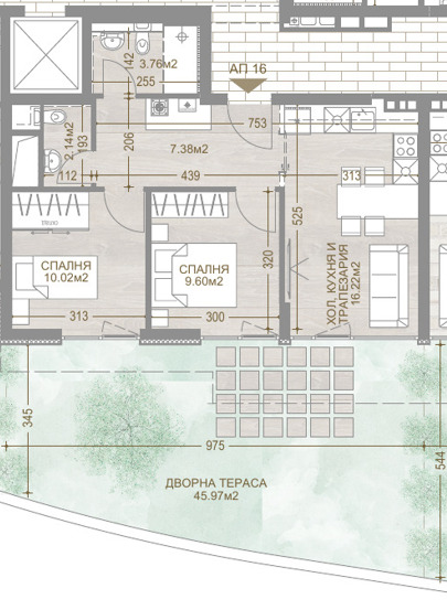 Продава 3-СТАЕН, гр. София, Манастирски ливади, снимка 12 - Апартаменти - 52724484