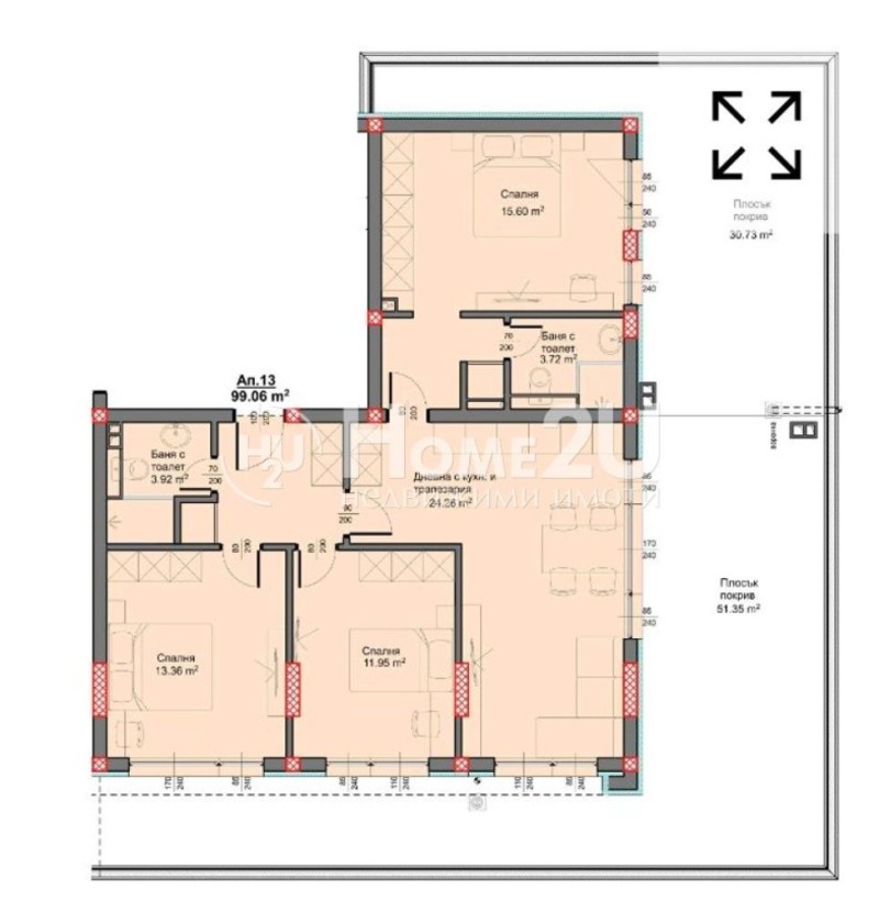 Продава 4-СТАЕН в град Варна, Възраждане 3 - 201 кв.м / 254 351 € » 497 467.32 лв., HOME2U