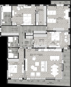 3+ ložnice Centar, Sofia