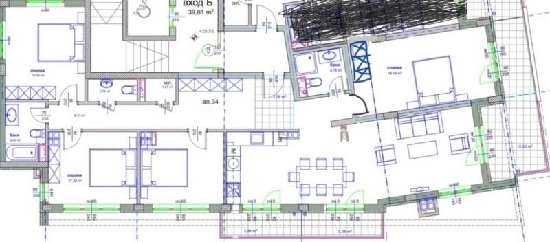 Satılık  3+ yatak odası Sofia , Goce Delçev , 190 metrekare | 88497613 - görüntü [2]