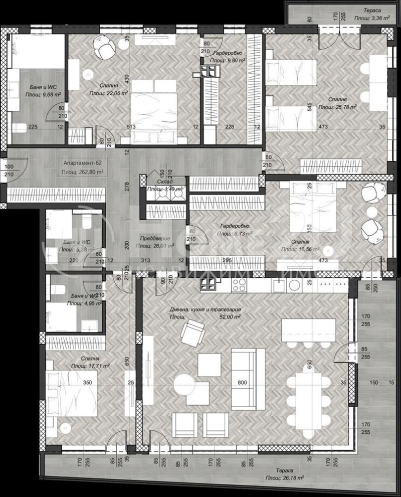 Na prodej  3+ ložnice Sofia , Centar , 310 m2 | 81072917