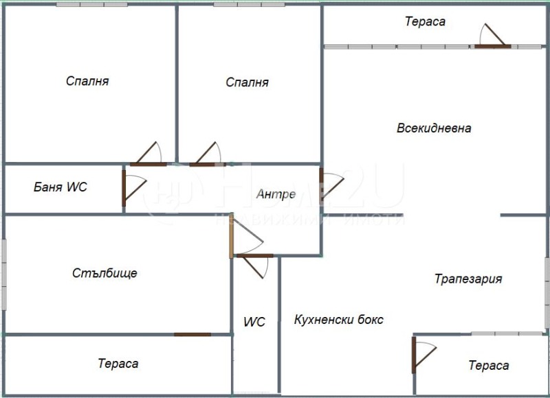 Продава ЕТАЖ ОТ КЪЩА, гр. София, с. Владая, снимка 3 - Етаж от къща - 52571326