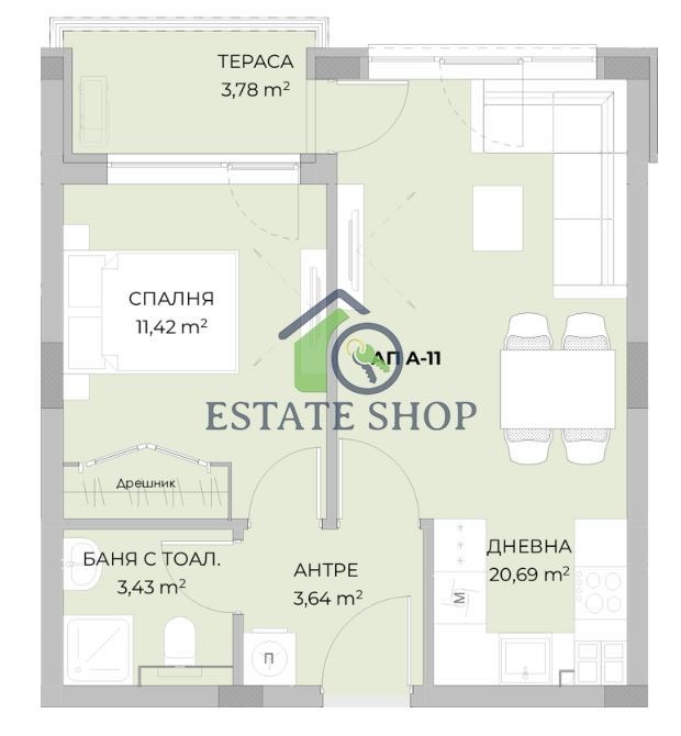 Продава 2-СТАЕН, гр. Пловдив, Остромила, снимка 2 - Апартаменти - 55388790