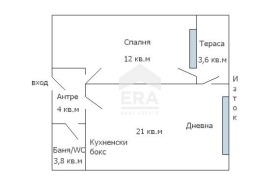 1 dormitorio Vladislav Varnenchik 1, Varna 15