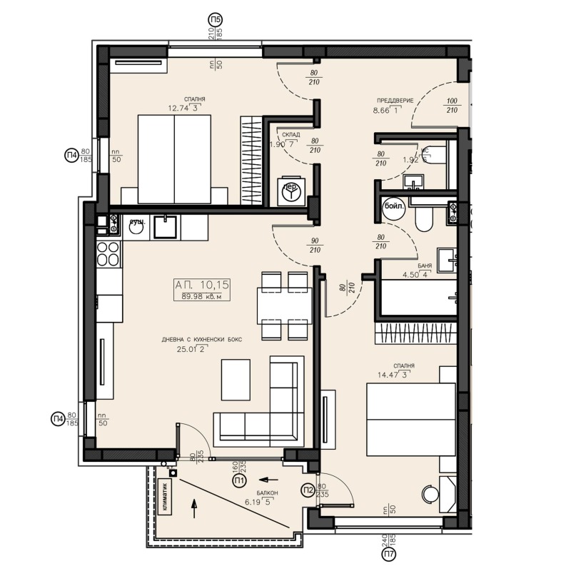 Продава 3-СТАЕН, гр. София, Малинова долина, снимка 3 - Aпартаменти - 49163746