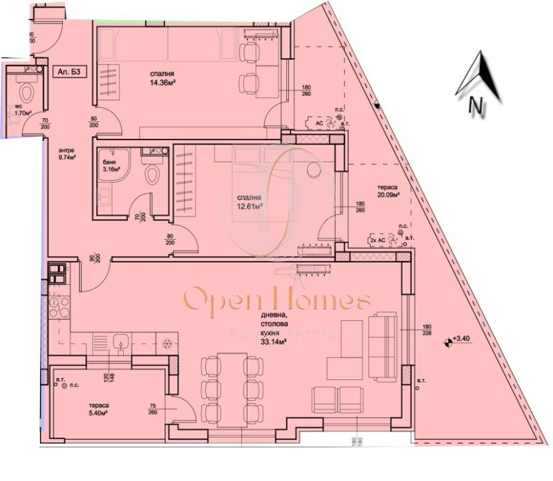 Te koop  2 slaapkamers Plovdiv , Christo Smirnenski , 135 m² | 91053730