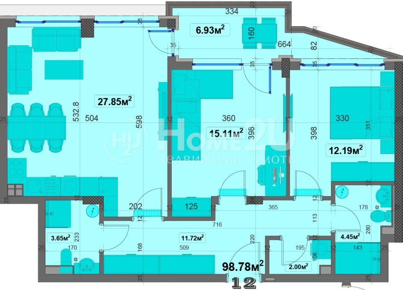 Продава 3-СТАЕН, гр. София, Овча купел, снимка 3 - Aпартаменти - 49541471